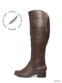 【ストレスフリー】ベーシックニーハイブーツ/BROWN