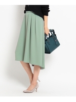 [L]イレギュラーヘムスカート/ライトグリーン(021)