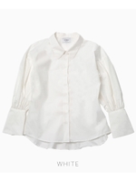 sleeve design shirt/WHITE