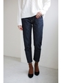 【AZUL by moussy】カットオフスリムデニム/NVY