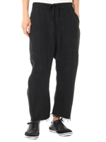 【AZUL by moussy】ヘリンボンツィードビックシルエットパンツ/BLK