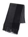 【AZUL by moussy】面割りラッセルマフラー/BLK