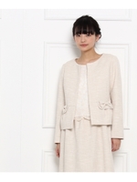 カルゼツイードジャケット/ブルー系(495)