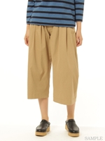 ストッレッチチノヴィンテージ加工バギーパンツ/ベージュ