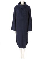 タートルネックワンピース/グリーン