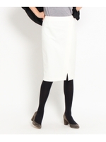 ツイルストレッチスカート/ネイビー(093)