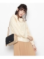 ボリュームスリーブニットプルオーバー/ライトベージュ(051)