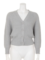 【mystic】2WAYVネックショートカーデ/BLK