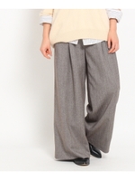 ツイードワイドパンツ/ブラウン(142)