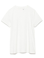 ハイラインクルーネックTシャツ/WHT