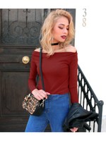 【ANAP】オフショルロングTシャツ/WH