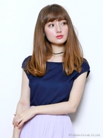 チョーカー付Ｔシャツ/ラベンダー