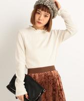 起毛リブ衿メロープチハイトップス