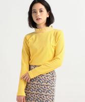 グログランハイネックトップス