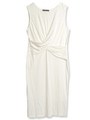 DESIGN CUT DRESS/WHITE