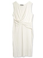 DESIGN CUT DRESS/WHITE