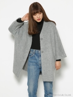 SHAGGY COAT/GRY