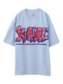 THROW UP S/S TEE/ライトブルー