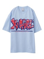 THROW UP S/S TEE/ライトブルー