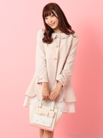 【2way】恋するフラワーパールコート/ネイビー