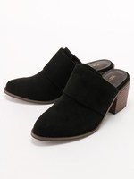 スウェードサボサンダル/ブラウン