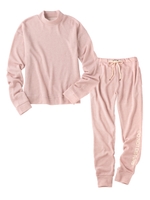 PEACH JOHN/スウェットハイネックパジャマ/ヘザーネイビー