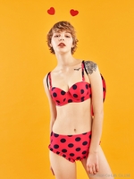 YUMMY MART/ＹＭテントウムシ水着セット/レッド