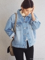 【WEB限定】◎JC デニム Gジャン / デニムジャケット/NAVY