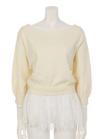 レースペプラムパフSLV TOP/L/YEL