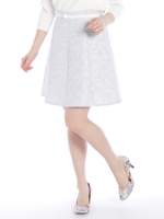 ジャガード7枚剥ぎスカート/ライトブルー