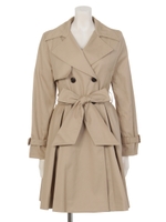 BOXタックドレストレンチCT/ベージュ