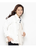 ストレッチデニムGジャン/オフホワイト(003)