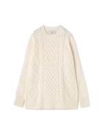 スプリングケーブルチュニックニット/ブルー(110)