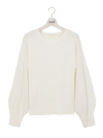 透かし編みニット/パープル