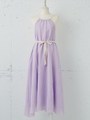 バックオープンマキシドレス/PURPLE