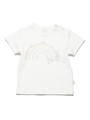 レインボーワンポイント baby Tシャツ/OWHT