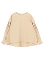 ボリュームスリーブブラウスプルオーバー/ライトベージュ