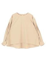 ボリュームスリーブブラウスプルオーバー/ライトベージュ