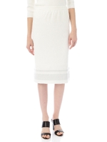 シャインボーダーニットスカート/ブラック(010)