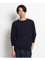 VioletBuffaloWallowsかのこ編みクルーネックニット/グレー(212)