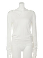 カシュクール2ＷＡＹニット/ホワイト