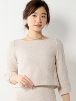 〓●JOC N/C ツイード タックプルオーバー/LT.BLUE