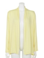 UVシンプルゆるカーディガン/イエロー