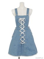 kz laceup denim O/P/インディゴ