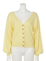 コンパクトカーディガン/YELLOW