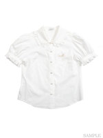 SWEETSブラウス/ブラック×オフ