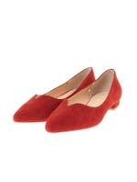 【AZUL by moussy】センターカットフラットパンプス/BEG