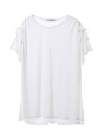 シャーリングショルダープルオーバー/ブラック