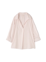 ジョーゼットブラウス7分袖/エクリュ1(031)