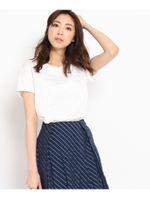 〔洗える〕ラバープリントカットソー/ピンク(072)